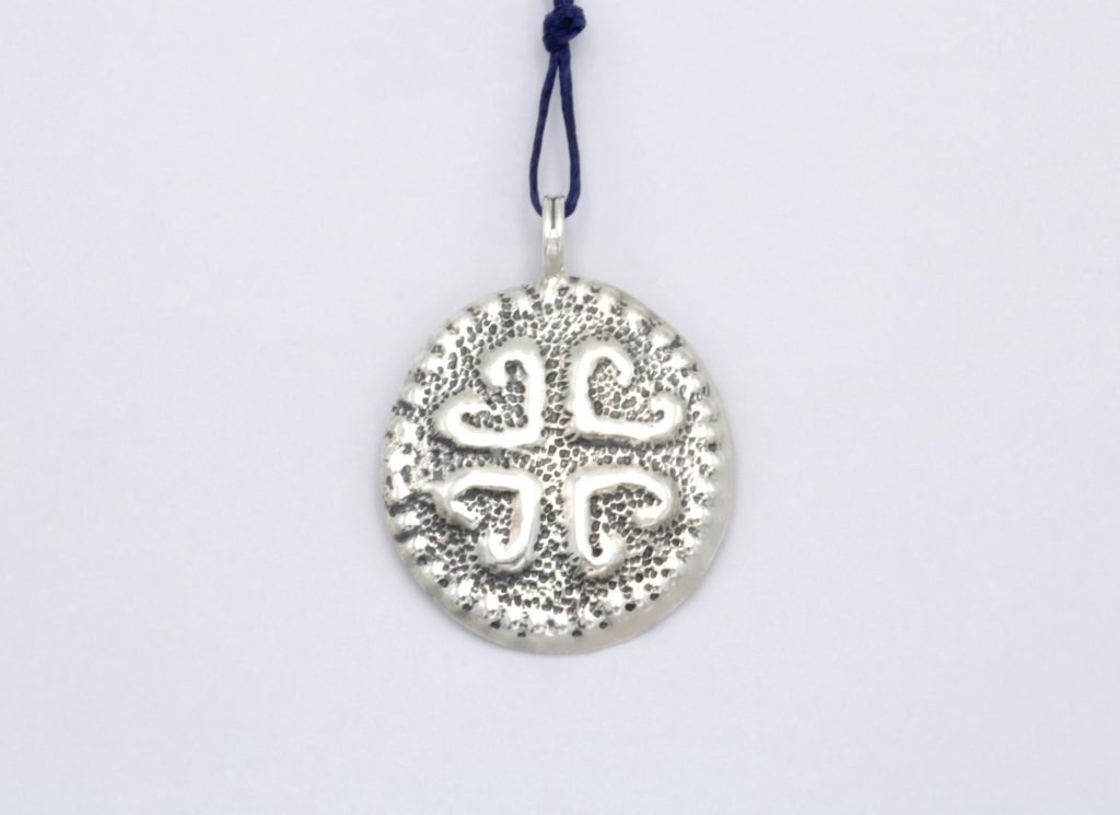 “Cross pendant III” Pendant, silver