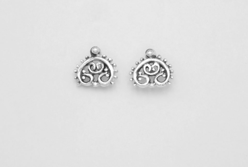 “6th century” Earrings silver
