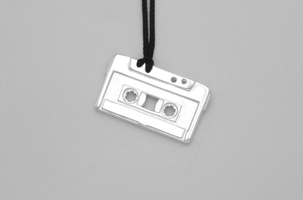 “Tape” Pendant, silver