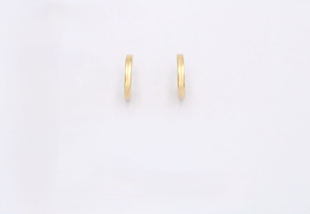 “Minimal square” Earrings gold