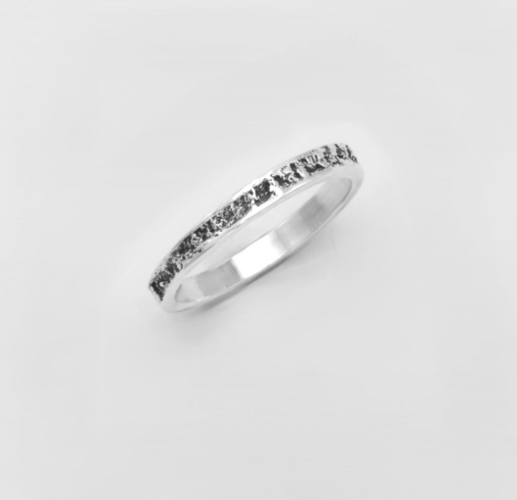 “Grainy” Ring, silver