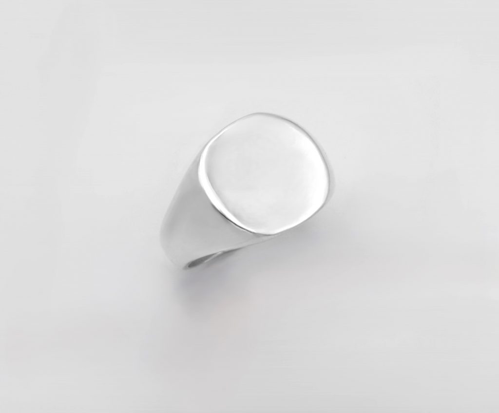 “Chevalier rond” Ring, silver