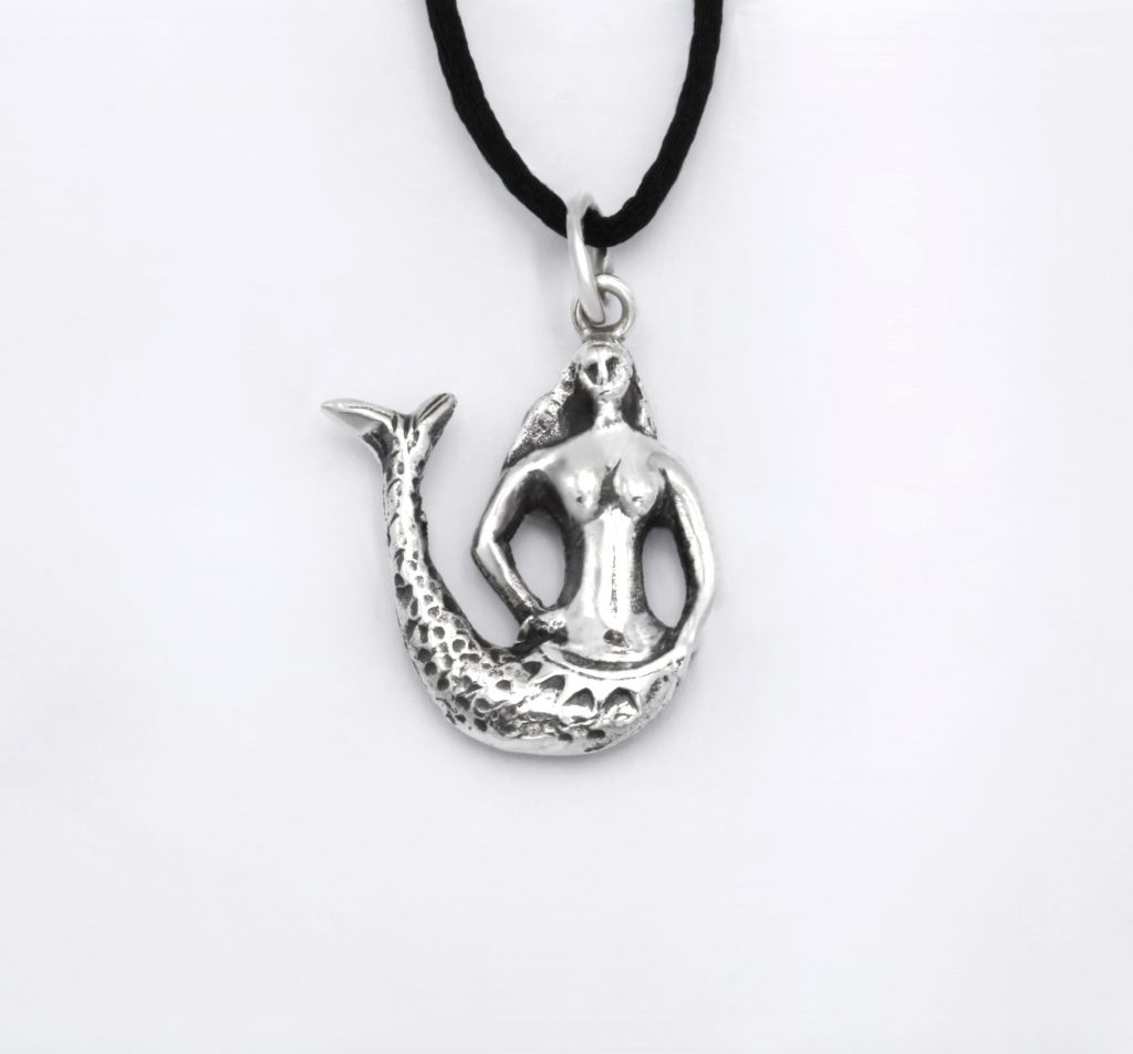 “Mermaid I” Pendant silver