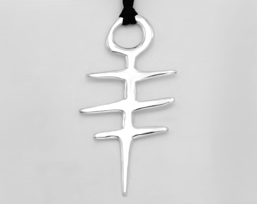 “Fishbone ΙΙ” Pendant, silver